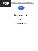 CHAPTER 1 - Introduction To Computer Basic