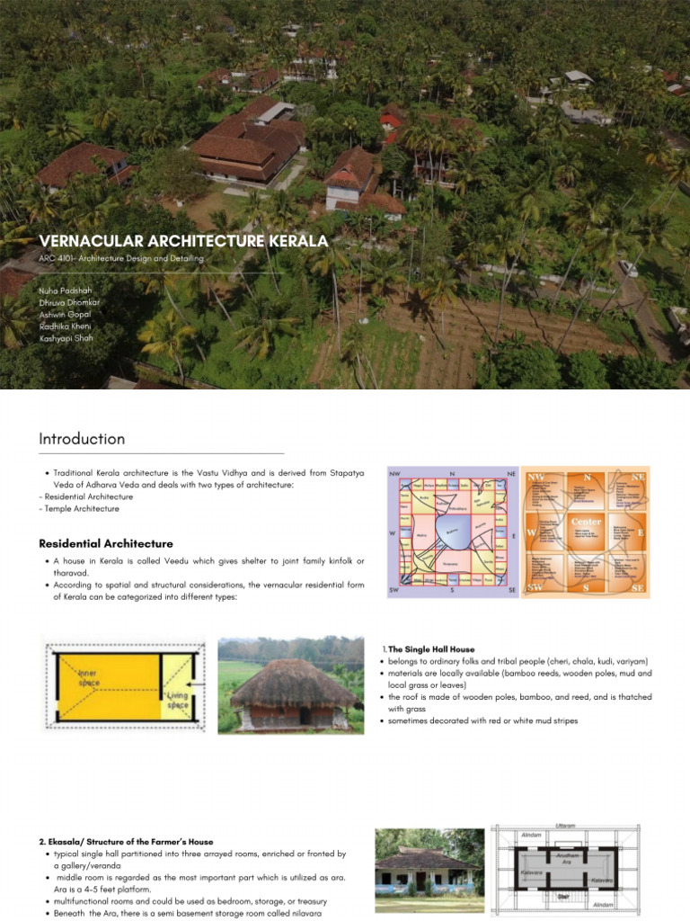 Vernacular Kerala Architecture | PDF