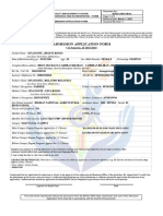 Sinangote, Regine Bipsu Application Form