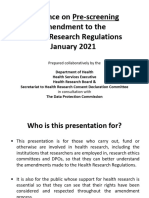 Guidance On Pre Screening Amendments Jan 2021