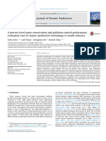 A Process Level Water Conservation and Pollution Control P 2017 Journal of C