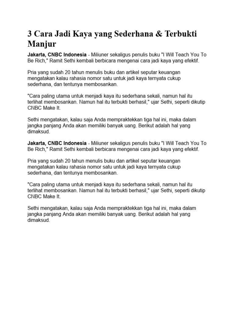 5 strategi sederhana untuk jadi kaya muda, kurangi utang, dan investasi secara konsisten