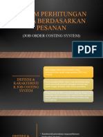 Sistem Perhitungan Biaya Berdasarkan Pesanan NV