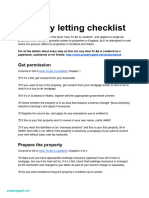 Property Geek Checklist