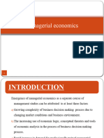 Intorduction To Managerial Economics
