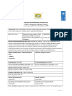 Undp Ci Prodoc Modèle de Document de Projet 2022