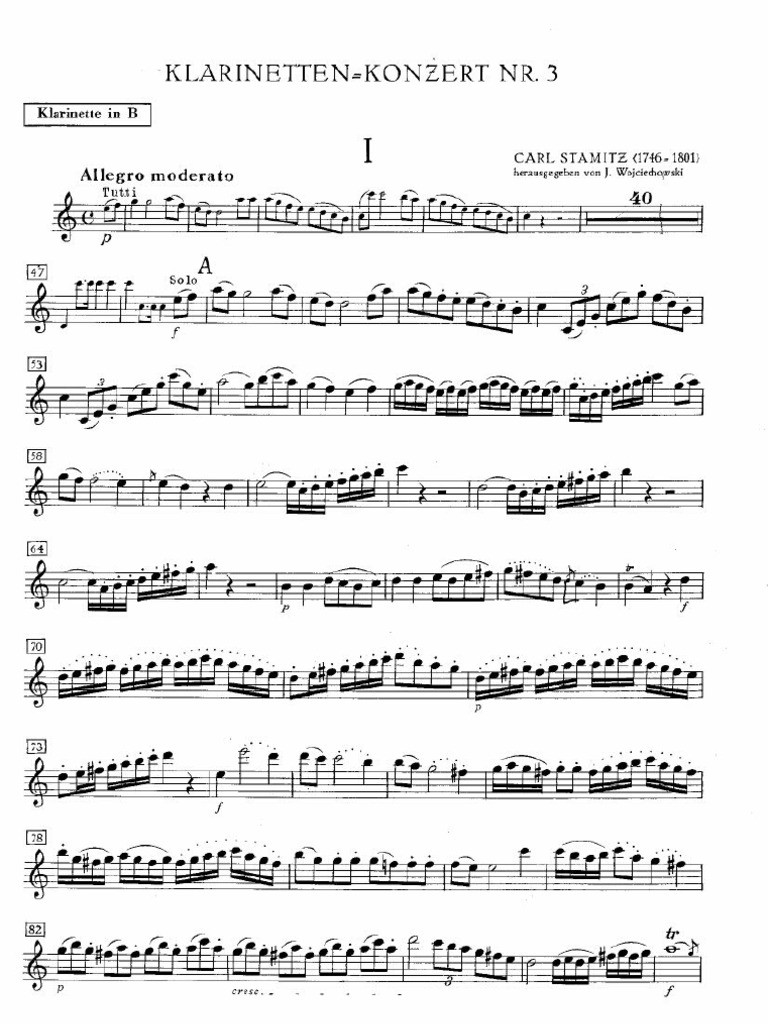 Stamitz Concerto No. 3 PDF