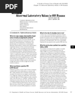 Download Abnormal Laboratory Values in HIV Disease by api-3732057 SN6707415 doc pdf