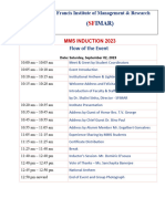 Flow of Induction 2023