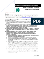 State 4-H Poultry and Egg Judging Contest Rules-2017