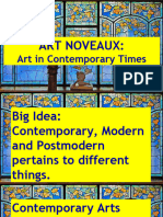 Module 2 Contemporary Arts
