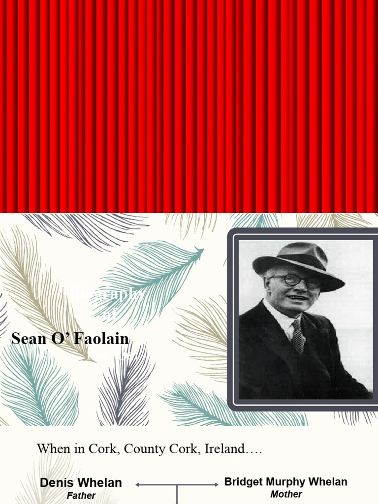 Sean O'Faolain: Irish Literary Pioneer | PDF | Ireland | British Isles