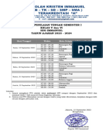 Jadwal Pts Kelas 5 Dan 6 Semester 1