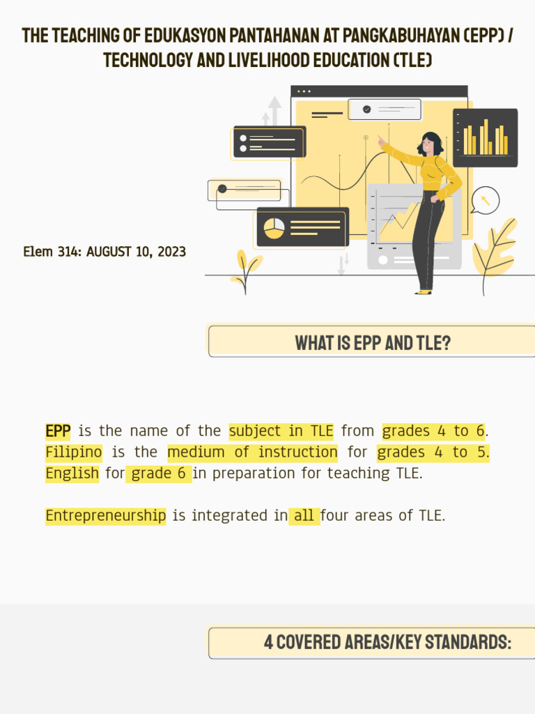 Understanding EPP and TLE Standards | PDF | Teachers | Entrepreneurship