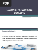 LESSON 1-Networking Concepts