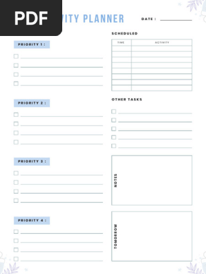 Productivity Planner