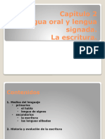 2 Lengua Oral y Signada. La Escritura