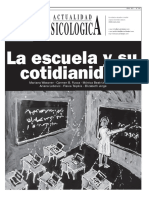 Actualidad Psicológica. Escuela