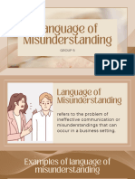Language of Misunderstanding
