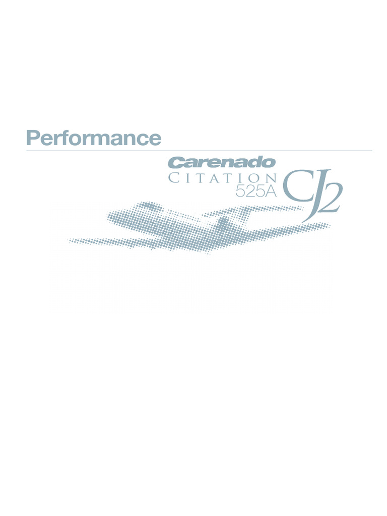 525A CJ2 Performance Tables PDF All Rights Reserved Jargon