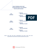 Jadwal Pengembalian Buku Paket