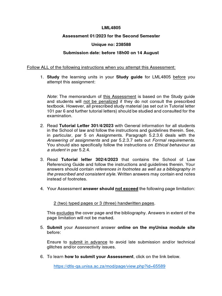 Lml4805 Assignment 1 Term 2 Pdf