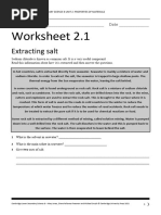 Cambridge Science 8 Test Answers | PDF | Solubility | Diet & Nutrition