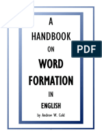 A Handbook On Word Formation in English 2.0