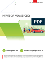 Policy Wordings - Private Car Package