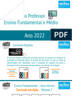Cadernos Do Professor - 2022
