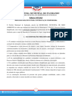 Edital Processo Seletivo 007 2023