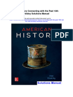 American History Connecting With The Past 15th Edition Alan Brinkley Solutions Manual