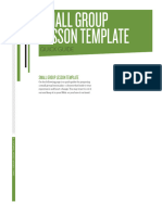 Small Group Lesson Template