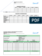 Atividade Cardápio e Ficha - em Branco