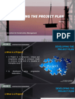 Lecture On Developing The Project Plan (Part 1)