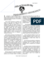 Corrientes Actuales Del Pensamiento Geográfico