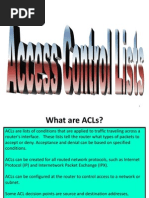 CCNA Presentation - ACL