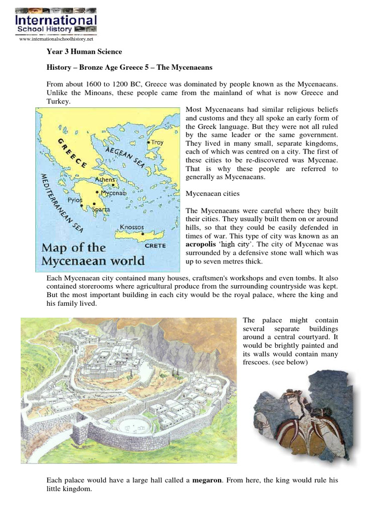 S3 5 6 Mycenaeans Download Free Pdf Mycenaean Greece Mycenae
