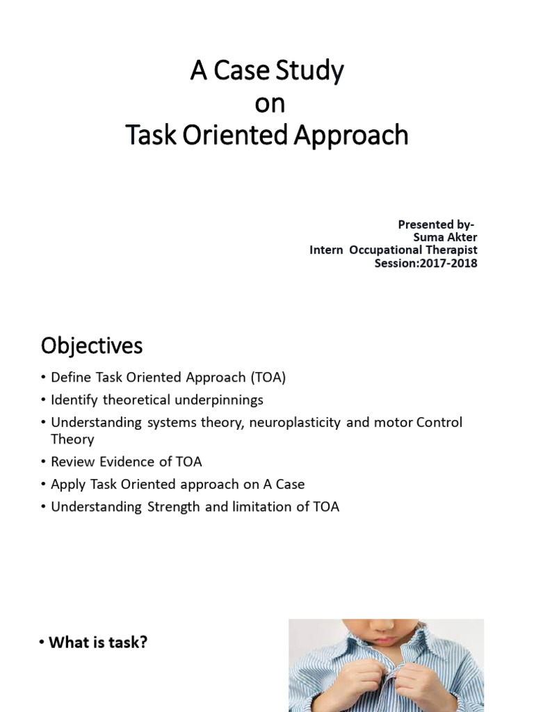 A case study on task oriented approach download free pdf