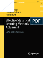 Effective Statistical Learning Methods For Actuaroes I