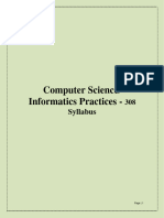 Computer Sciences and Informatics Practices