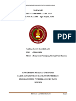 Makalah Komponen Penunjang Strategi Pembelajaran