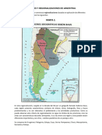Material de Regiones y Regionalizaciones de Argentina-Geografía