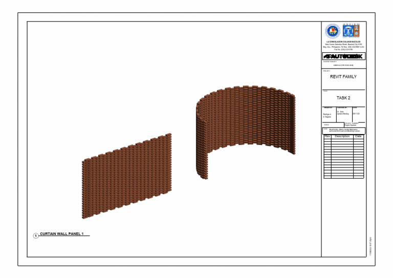 Revit Family: Curtain Wall Panel Design | PDF