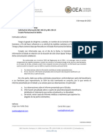 Carta de La CIDH Al Estado de Bolivia