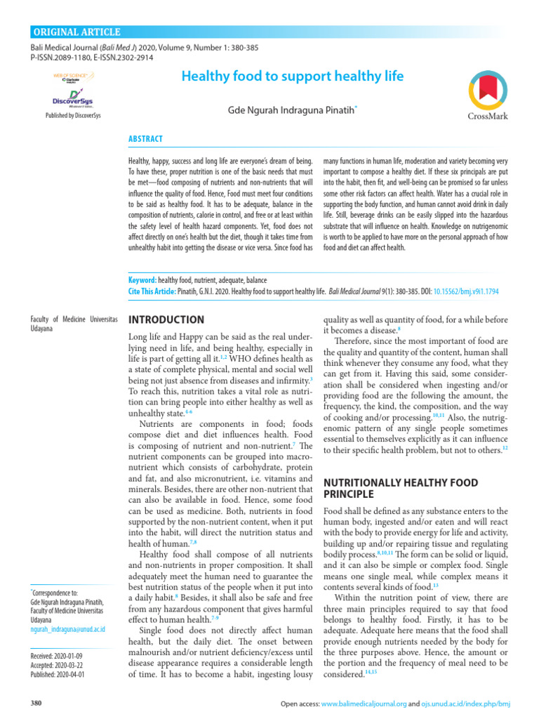 Healthy Diet Principles Explained | PDF | Foods | Nutrients