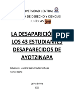 Informe de Los 43 Desaparecidos