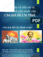 Giới thiệu về tiểu sử và hành trình cứu nước của: Chủ tịch Hồ Chí Minh