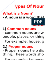 10 Types of Nouns Used in The English Language