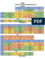 Horario 2023 Oficial Textil